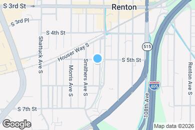 Map image of the property - 505 Burnett Ave S
