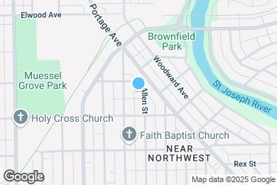 Map image of the property - 1125 Allen St