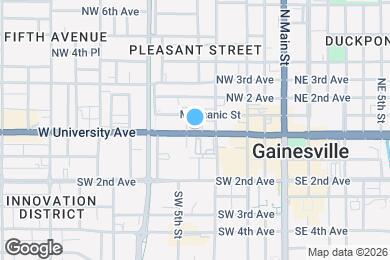 Map image of the property - 408 W University Ave