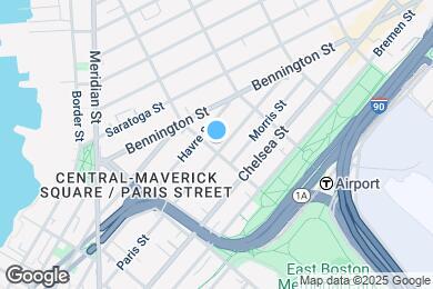 Map image of the property - 240 Paris St