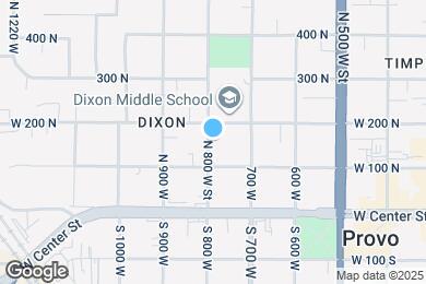 Map image of the property - 160 N 800 W