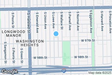 Map image of the property - 9645 S Lowe Ave