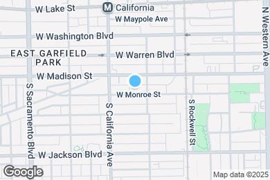 Map image of the property - 2718 W Monroe St