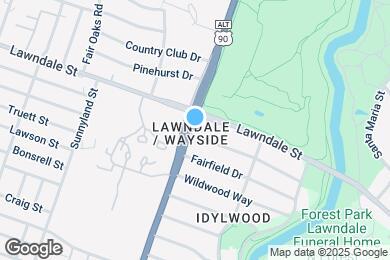 Map image of the property - 6601 Meadowlawn St
