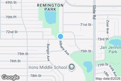 Map image of the property - 7307 Albany Dr