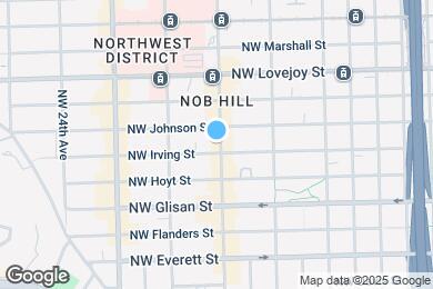 Map image of the property - 2109 NW Irving St