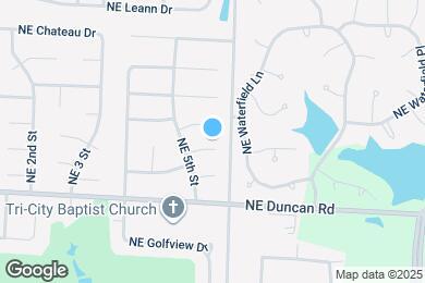 Map image of the property - 513 NE Grant Dr