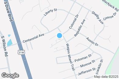 Map image of the property - 2841 Frontier Ct