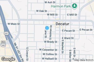 Map image of the property - 107 S Lane St