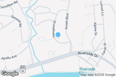 Map image of the property - 405 Hampton Dr