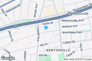 Map image of the property - 55 Highland Ave