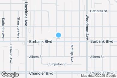 Map image of the property - 13855 Burbank Blvd
