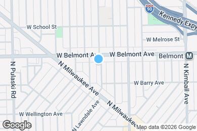 Map image of the property - 3138 N Lawndale Ave
