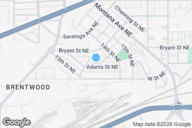 Map image of the property - 1316 Adams St NE
