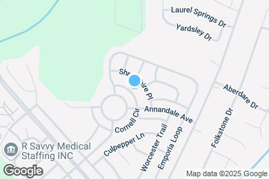 Map image of the property - 2412 Cornell Cir