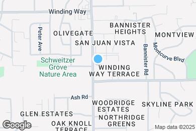 Map image of the property - 4434 San Juan Ave