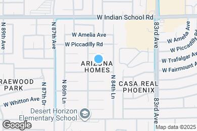 Map image of the property - 8517 W Indianola Ave