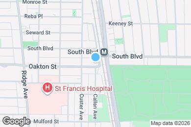 Map image of the property - 607 Oakton St