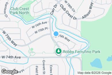 Map image of the property - 8488 W 75th Way