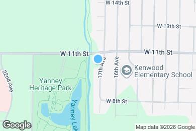 Map image of the property - 1008 17th Ave