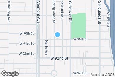 Map image of the property - 767 W 90th St