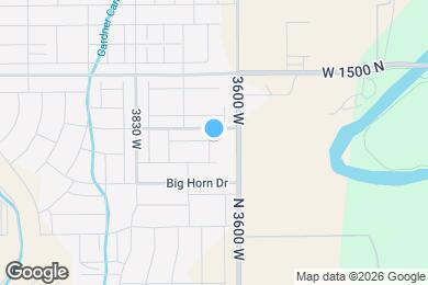 Map image of the property - 1382 N 3650 W