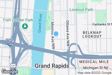 Map image of the property - 600 Monroe Ave NW