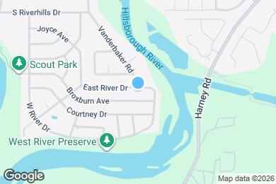 Map image of the property - 827 E River Dr