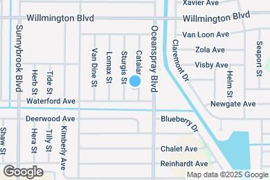 Map image of the property - 6231 Catalan St