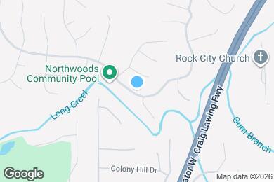 Map image of the property - 10110 Northwoods Forest Dr