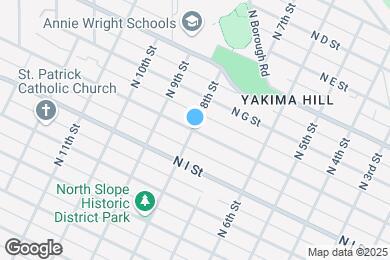 Map image of the property - 802 N Yakima Ave