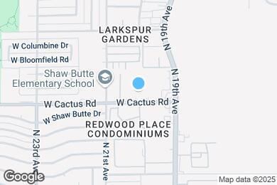 Map image of the property - 2018 W Cactus Rd