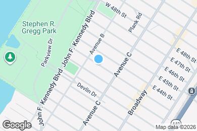 Map image of the property - 90 W 43rd St