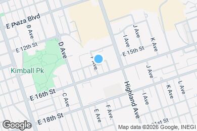 Map image of the property - 1505 F Ave