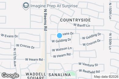 Map image of the property - 15374 W Gelding Dr