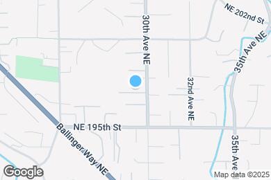 Map image of the property - 19623 30th Ave NE