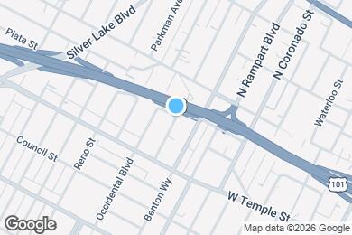 Map image of the property - 418 N La Fayette Park Pl