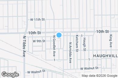 Map image of the property - 3118 W 9th St