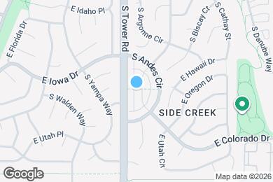 Map image of the property - 1675 S Andes Way