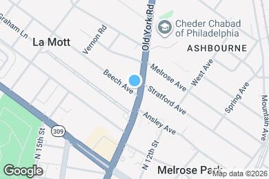 Map image of the property - 1401 Beech Ave