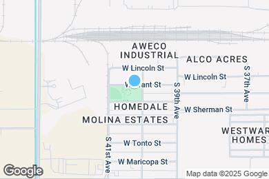 Map image of the property - 4009 W Grant St