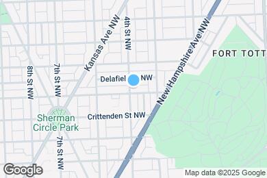 Map image of the property - 4805 4th St NW