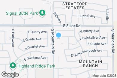 Map image of the property - 11225 E Quicksilver Ave
