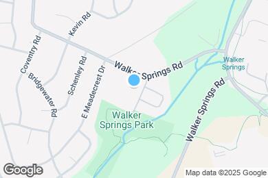 Map image of the property - Walker Springs Apartments