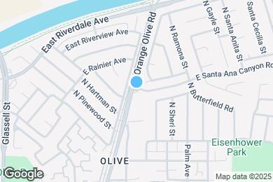 Map image of the property - Shady Canyon Foothills