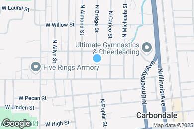 Map image of the property - 426 W Hickory St
