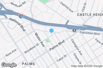 Map image of the property - 10201 Woodbine Street