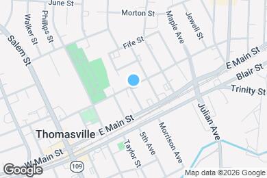 Map image of the property - 301 E Guilford St