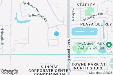 Map image of the property - 1662 W Campbell Ave