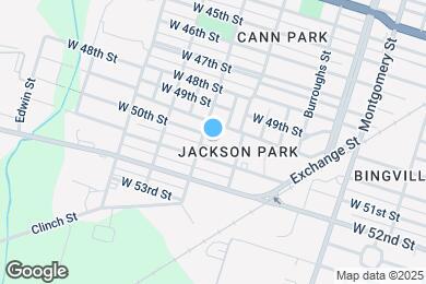 Map image of the property - 717 W 50th St